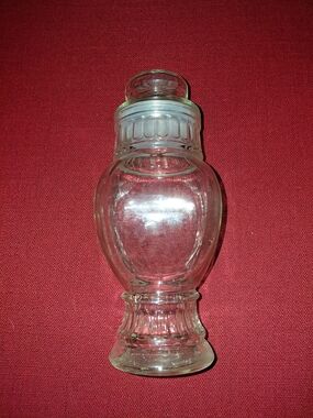 Clear Glass Sugar Shaker Bottle - Transparent